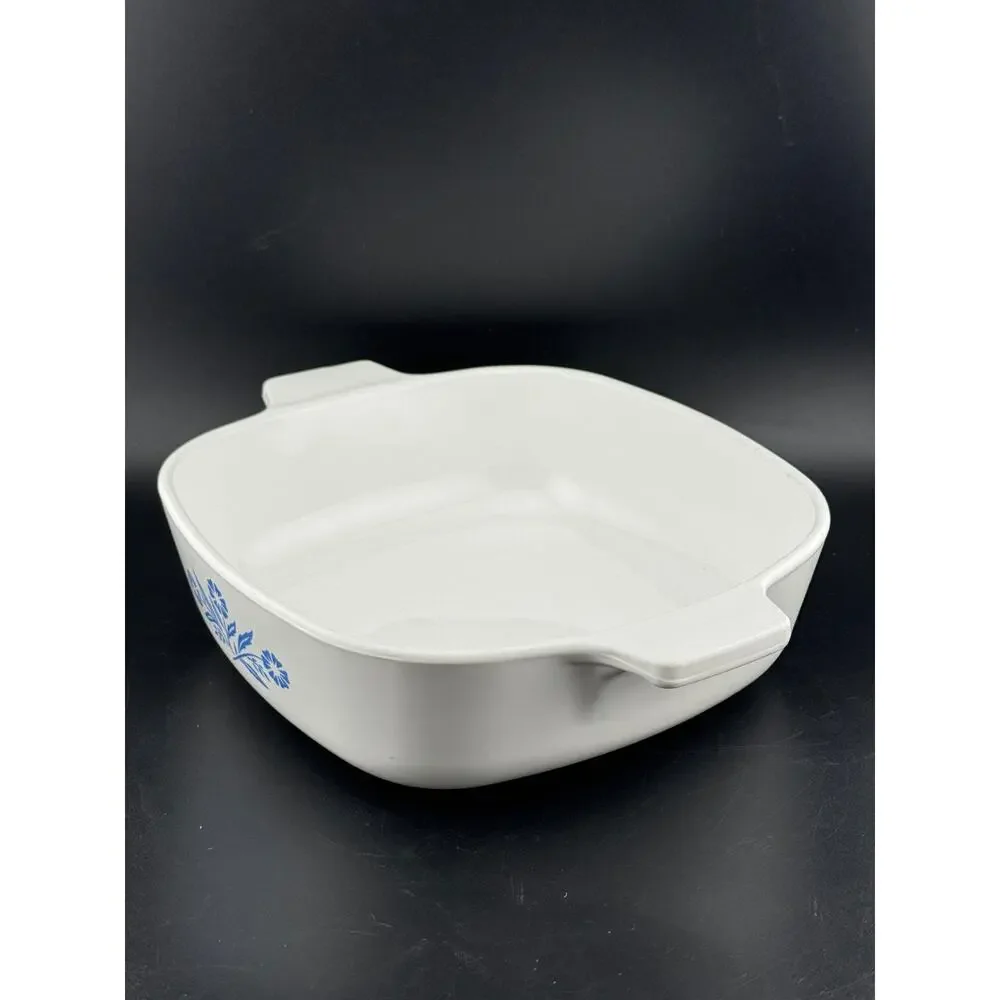 Cornflower Blue by Corning -  1 Quart Square Casserole No Lid